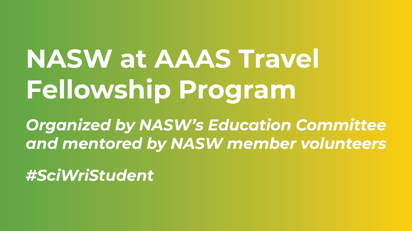 NASW news ScienceWriters