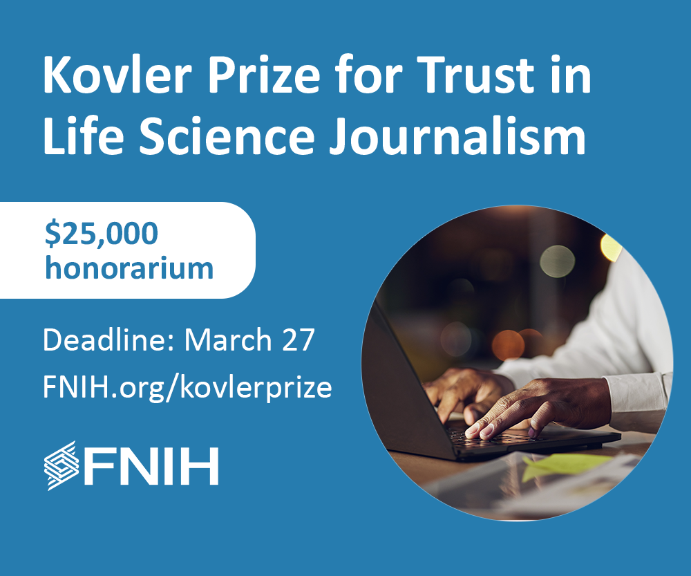 Kovler Prize for Trust in Life Science Journalism