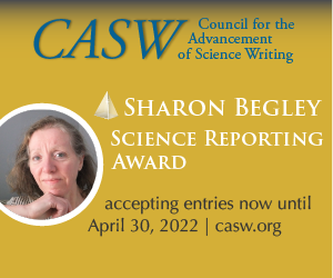 Sharon Begley Science Reporting Award