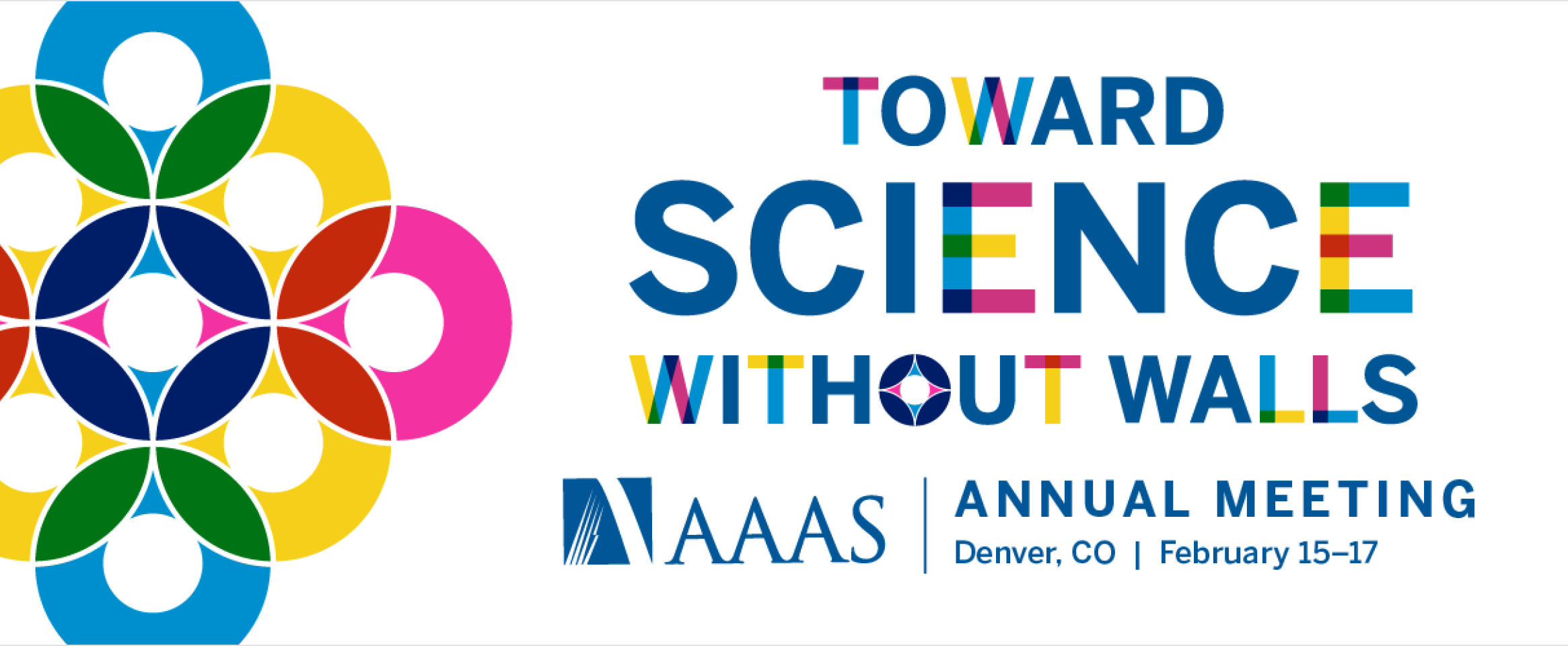 Horizontal graphic with tagline Toward Science Without Walls