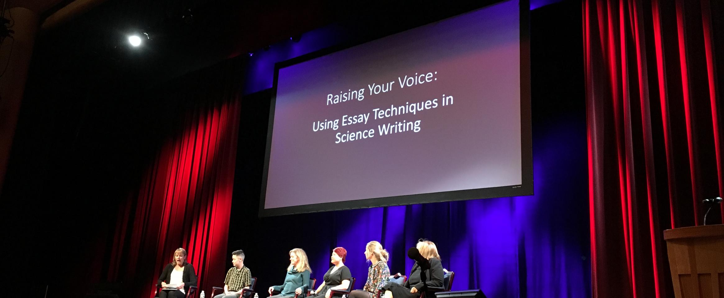 ScienceWriters 2018 panel: Raising your voice