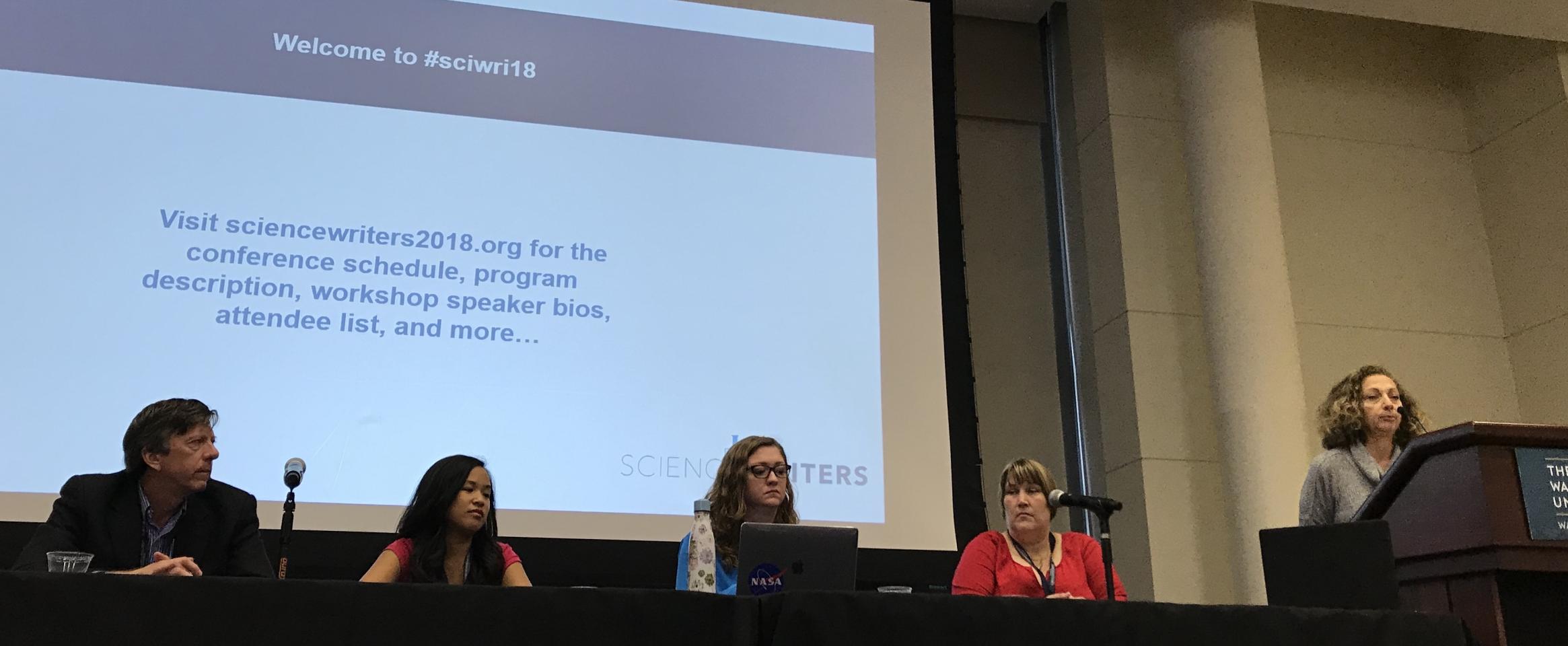 ScienceWriters 2018 panel: We've got the beat