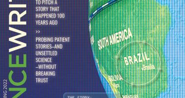 ScienceWriters cover Winter/Spring 2022