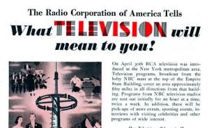 1939 RCA television advertisement