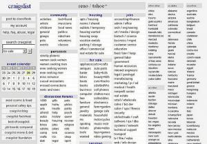 Craigslist screenshot Craigslist screenshot