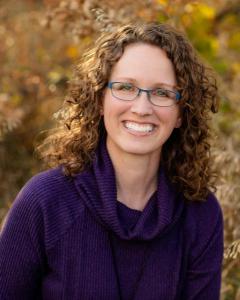 Portrait photo of Alison Pearce Stevens  in an outdoor setting