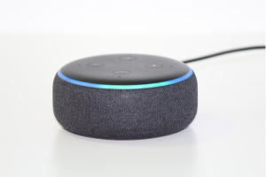 An Amazon Echo smart speaker