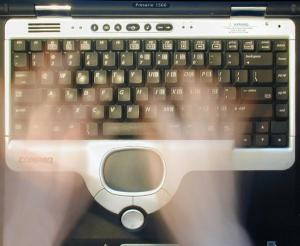 Ghost hands on keyboard