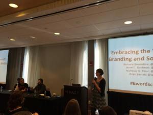 Embracing the B word session at ScienceWriters2015
