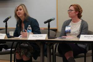 Linda Dahlstrom and Rachel Tompa discuss Running a Narrative Science/Tech Newsroom 