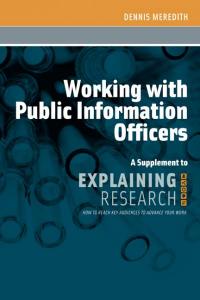 Working with Public Information Officers cover