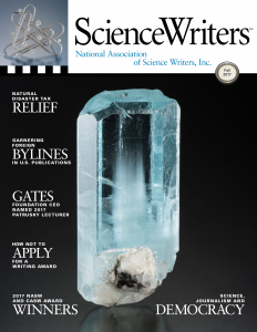 ScienceWriters Fall 2017 cover