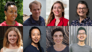 A collage of headshots of the 2019 Travel Fellows