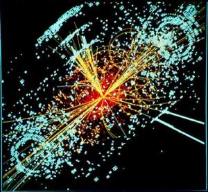 The Higgs boson, an LHC simulation. Credit: Lucas Taylor