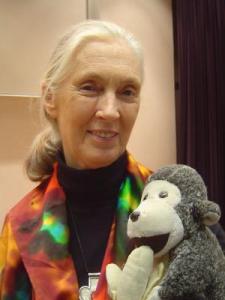 Dame Jane in Hong Kong, 2007. Credit: Jeekc