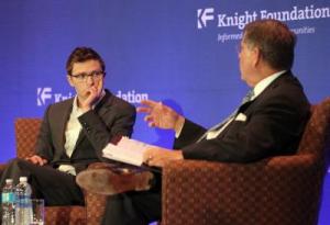 On the right, Knight Foundation CEO Alberto Ibargüen. Credit: Knight Foundation
