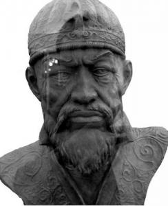 Timur the Lame, aka Tamerlane. Forensic facial reconstruction by M.Gerasimov, 1941.