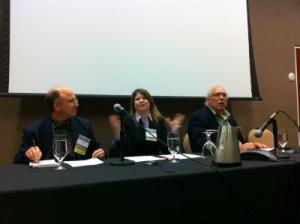 Left to right: Dan Ferber, Anne Bolen, Steve Miller