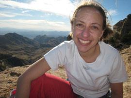 Emily Sohn, hiking on Mt. Lemmon, Tucson, Arizona