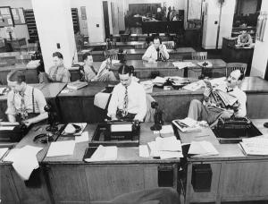 Old newsroom