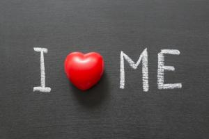 "I heart me" image via Shutterstock