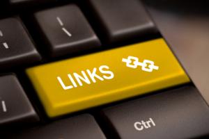 "Links" key on keyboard image via Shutterstock