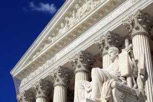 Supreme Court building image via Shutterstock
