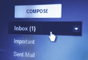 Email inbox image via Shutterstock