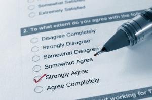 Survey form image via Shutterstock