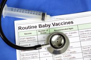 Vaccination schedule image via Shutterstock