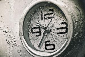 Clock image via Shutterstock
