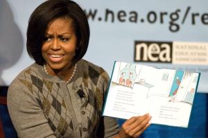 Michelle Obama image via Shutterstock