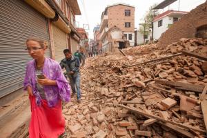 Nepal earthquake image via Shutterstock