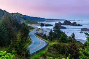 Oregon coast image via Shutterstock