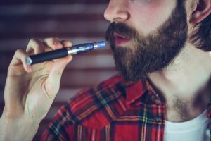 E-cigarette user image via Shutterstock