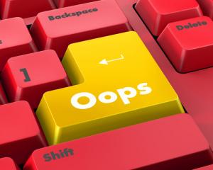 "Oops" key image via Shutterstock