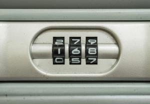 Combination lock, image via Shutterstock
