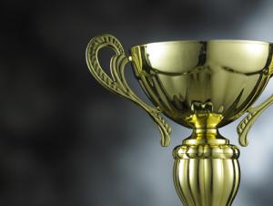 Trophy image via Shutterstock