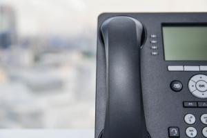Desk telephone image via Shutterstock