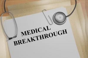 "Medical breakthrough" announcement, image via Shutterstock