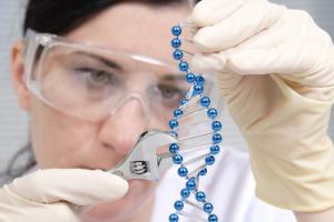 Genetic engineering image via Shutterstock