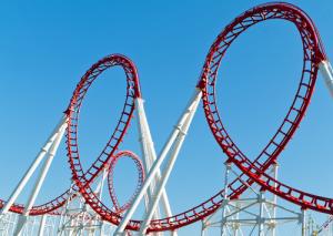 Roller coaster image via Shutterstock